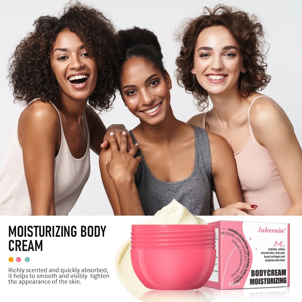 Bady Cream Hip Buttock Care Cream Moisturizing Firming Body Massager Gel Caramel Vanilla Floral ButtCare 80g body skin care cream body lotion body care moisturising lotion