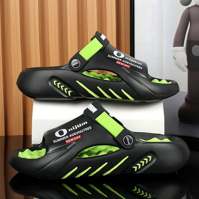 Men Slippers 2025 New Summer EVA Soft-soled Platform Slides Sandals Indoor Outdoor Walking Beach Shoes Flip Flops Mens Shoes