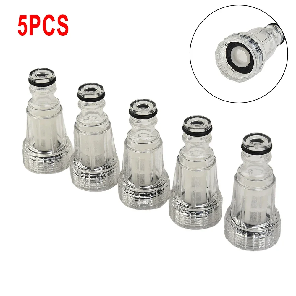 

5 PCS/ Pressure Washer Water Filter Car Washing Machine Water Connector For Karcher K2-K7 Pressure Washer