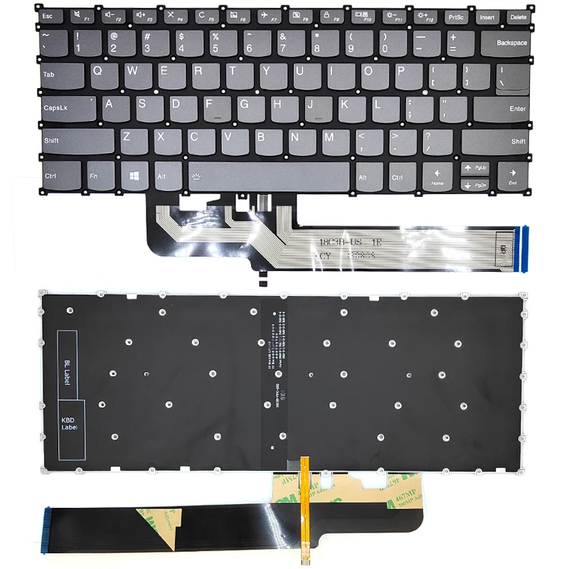 

Новая клавиатура US с подсветкой для LENOVO XiaoXin Air-14 Air-14arr 2019 YOGA 340-14 540S-14 340S-14 Air-14IIL
