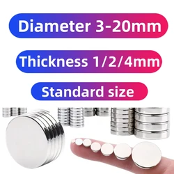 Versatile Round Magnets for Home, Office, DIY Projects, and Science (8x1mm - 50pcs)