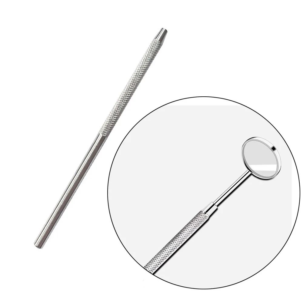

Стоматологическая зеркальная ручка из нержавеющей стали, 1 шт., ручка Odontoscope, проверка ротовой полости, съемная ручка, стоматологические инструменты