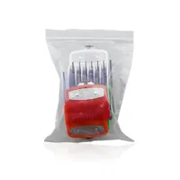 Peignes de guidage pour tondeuse à cheveux professionnelle, 8 pièces/ensemble, pour tondeuse Wahl, accessoire de coupe de cheveux, peigne limité, outils de coupe de cheveux pour Salon 6