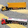1:48 RC Car Toys for Boys Remote Control Truck Heavy-Duty Transporter Container Truck Electric Enginner Vehicle Childern Gift 1