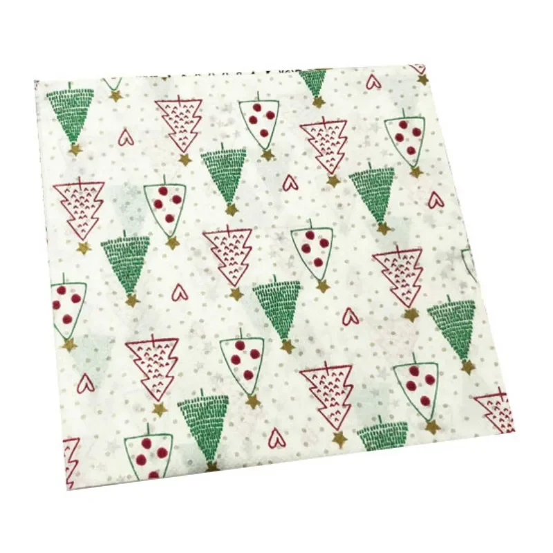 Colorful Christmas Tree Printed Party Napkins