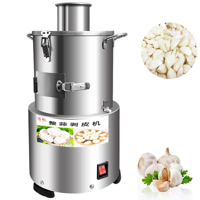 220V Commercial Electric Garlic Peeling Machine Garlic Peeler Production  25kg/h