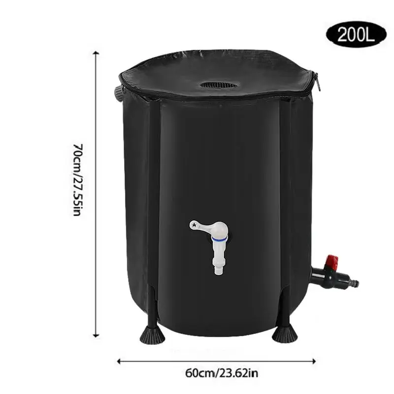 200L Rain Barrel Rainwater Harvest water tank garden strong Proof Sturdy Collection Tank Container