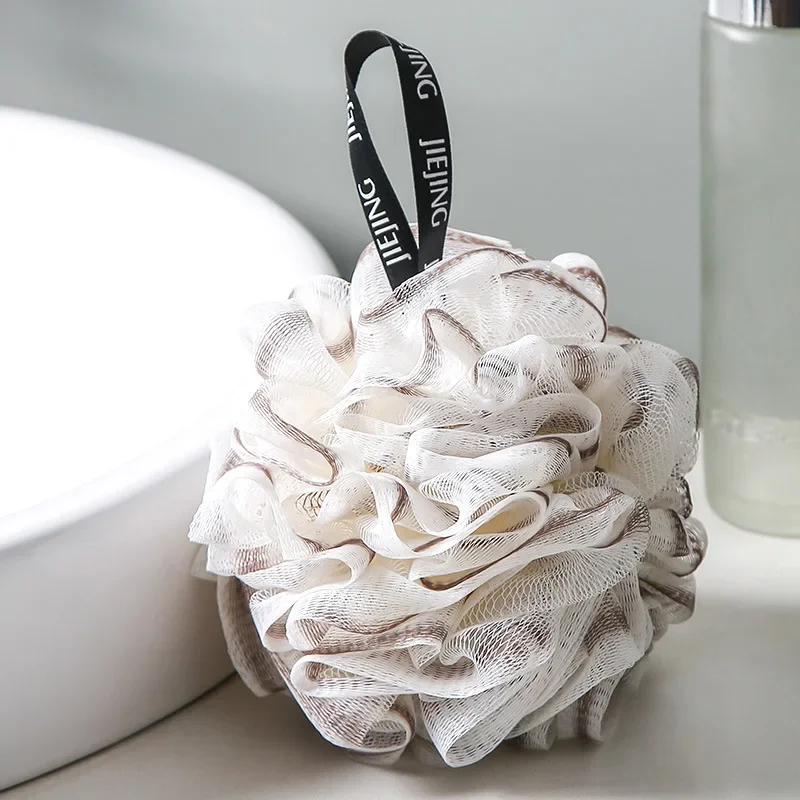 Soft Mesh Bath Sponge Balls Comfortable Large Flower Bubble Shower Rub Bath Ball Body Cleaner Exfoliating Scrubbers Bath Ball 5