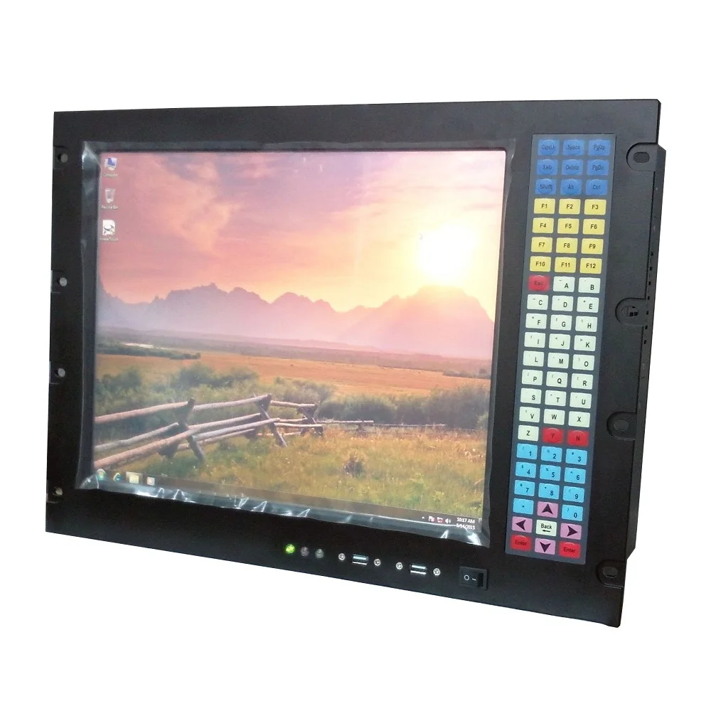 

8U Rack Mount Industrial Workstation, 17" LCD, H110 Chipset, 6/7th LGA1151 CPU, Provide Custom Design Services