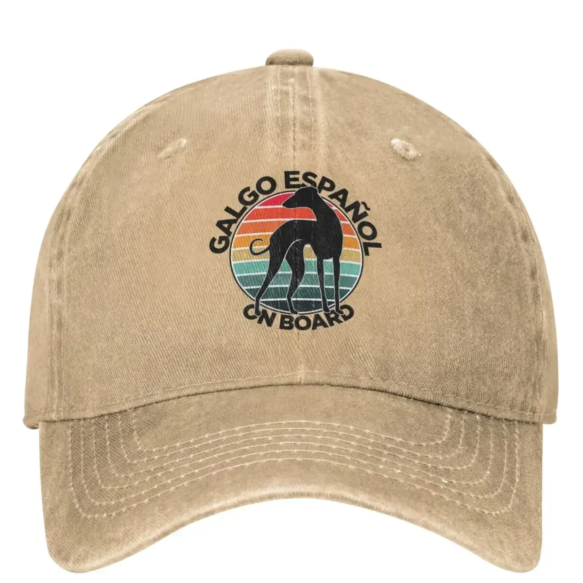 Casquette baseball Galgo chien pour pêche camping personnalisable