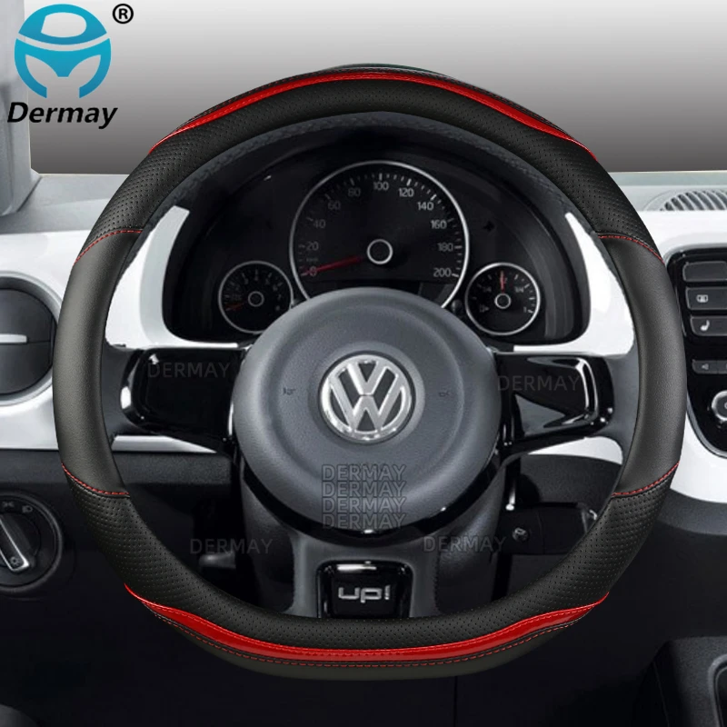 Per Volkswagen Vw Up! Croce Up! Up Gti E-Up Dermay Coprivolante Per Auto Accessori Auto In Pelle Pu In Fibra Di Carbonio