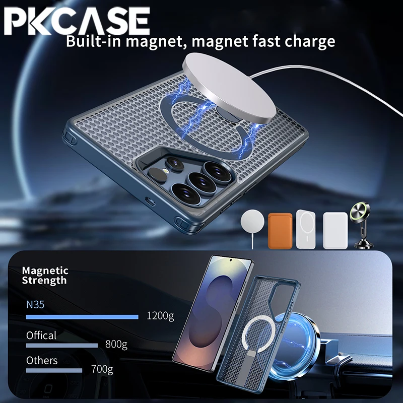 PKCASE Heat Dissipation Bracket Phone Case With Enhanced Protection
