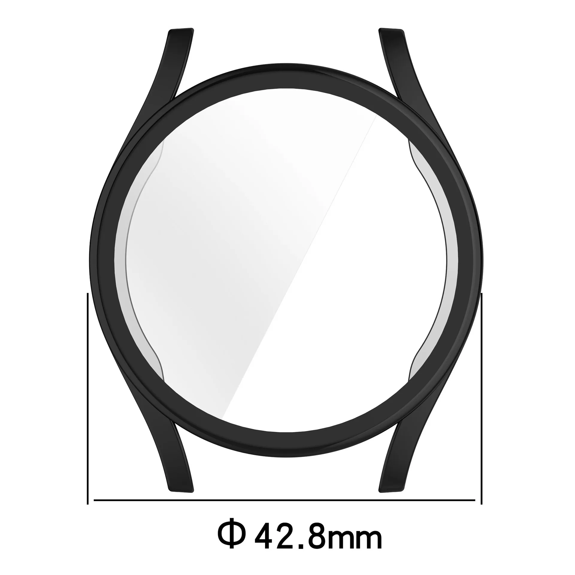 Enhanced Screen Protector Full Cover Case for Smartwatches - Soft TPU Protective Accessories