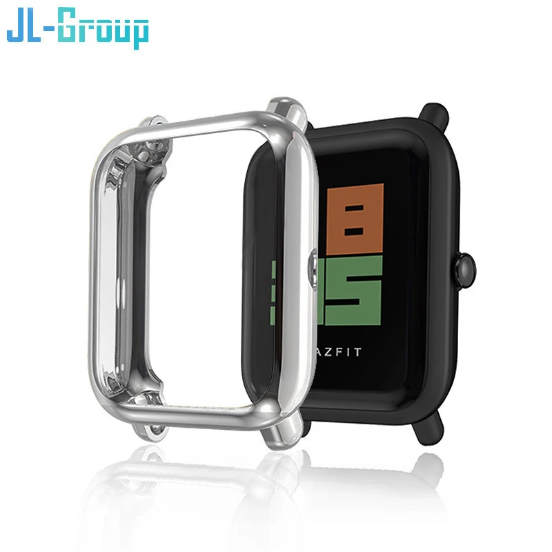 TPU Smartwatch Protective Case & Screen Film Bumper Shell Cover
