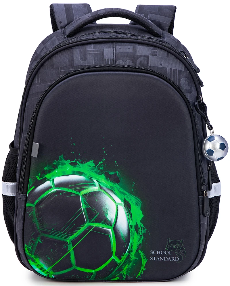 High Quality Children Backpack Boys Cartoon Football Primary School 1-3 Grade Waterproof Satchels 3D Bookbag Mochila Infantil 2