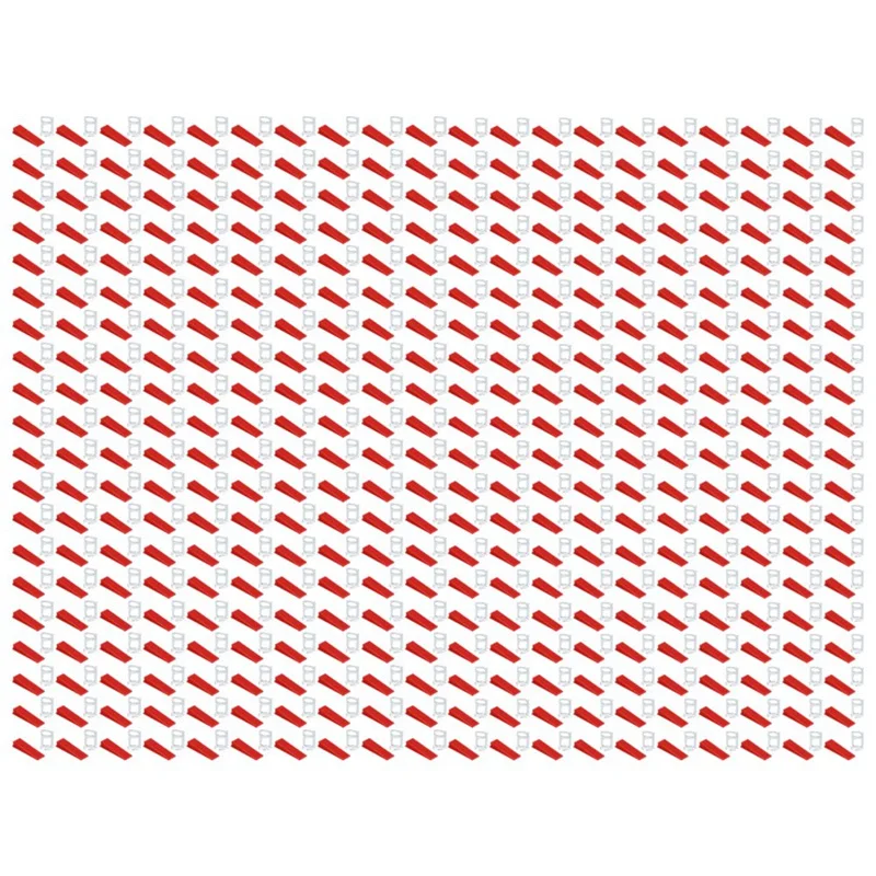 

400 шт., разделители для выравнивания плитки и 100 шт., набор инструментов для выравнивания плитки, система выравнивания плитки, красный и белый