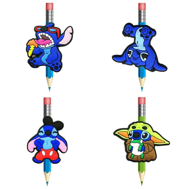 10Pcs Disney Lilo & Stitch Straw Topper Reusable Drinking Pen Cover Charms  For Tumbler Drinking Straws Pencil Decorate - AliExpress