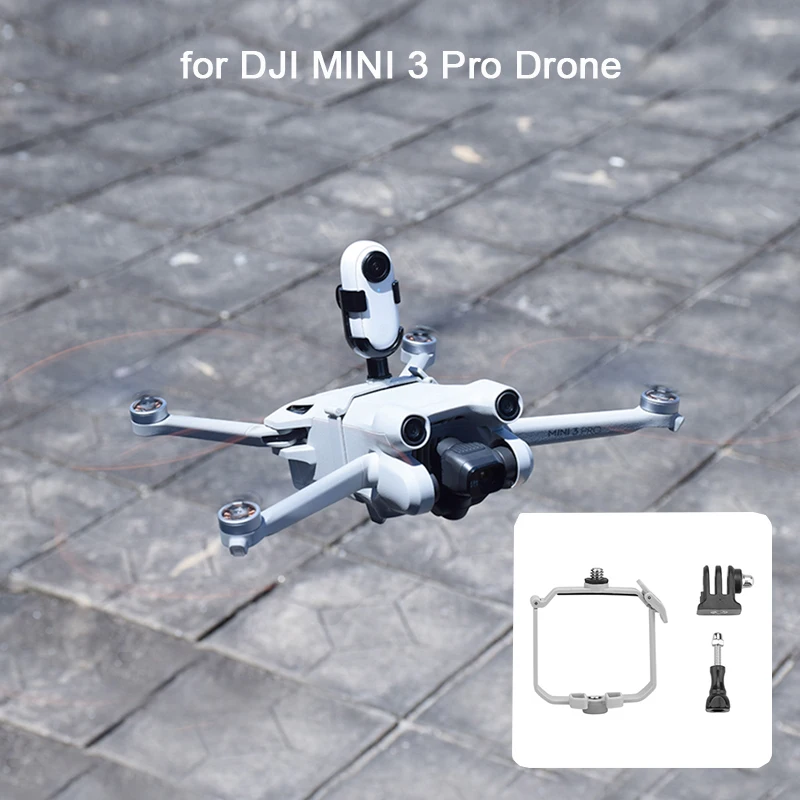 Mini 3 Pro Drone Adattatore Action Camera Di Riempimento Supporto Staffa Estesa Per Dji Mini 3 Pro Drone Per Gopro Per Fotocamere Insta360