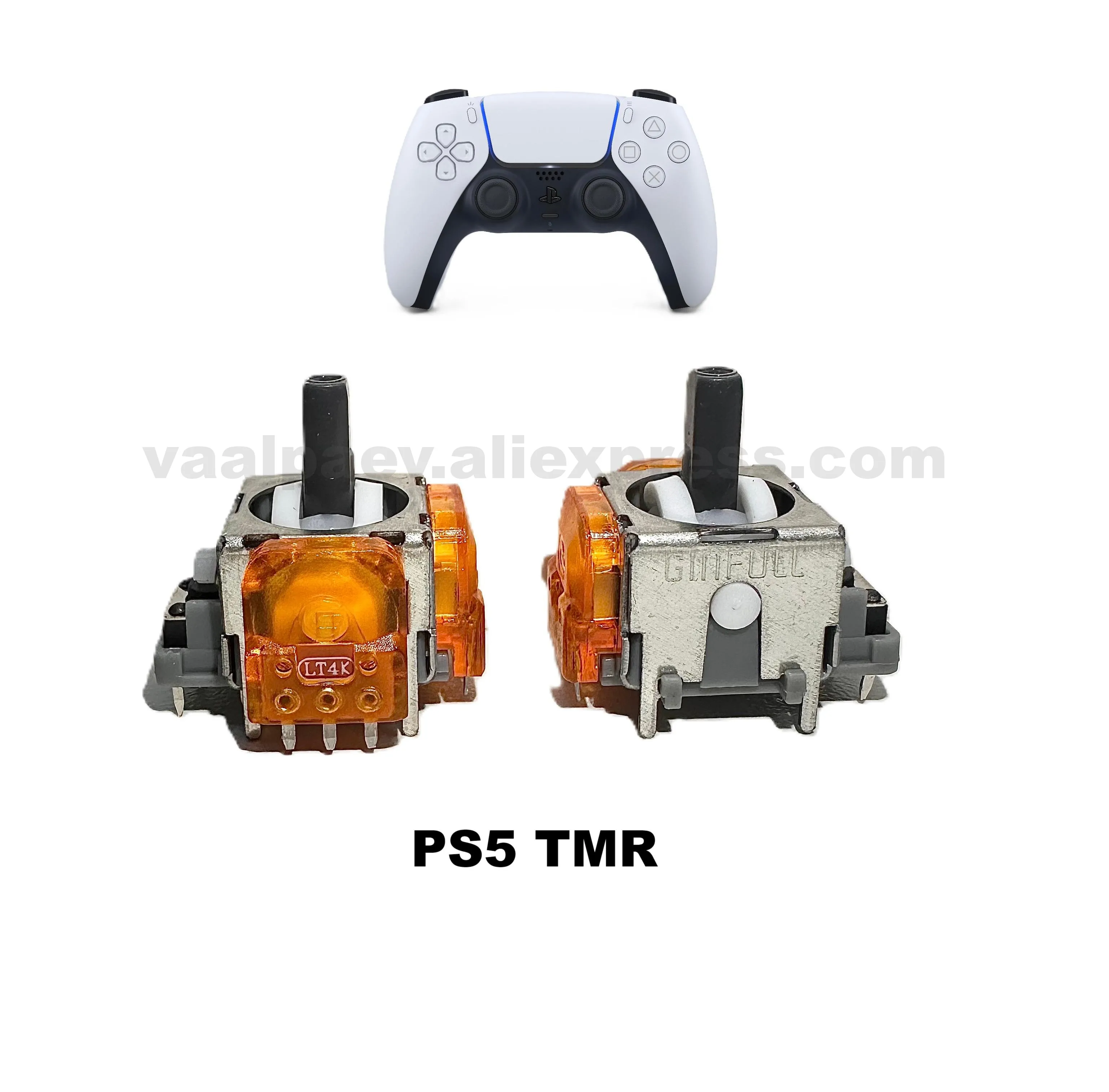 100PCS NEW GINFULL TMR For PS5 DualSense Analog Joystick Linear