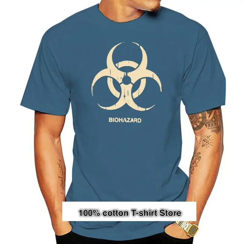 Camiseta Militar Rischio Biologico, Camisa Negra Sas Para Mujer, Nueva