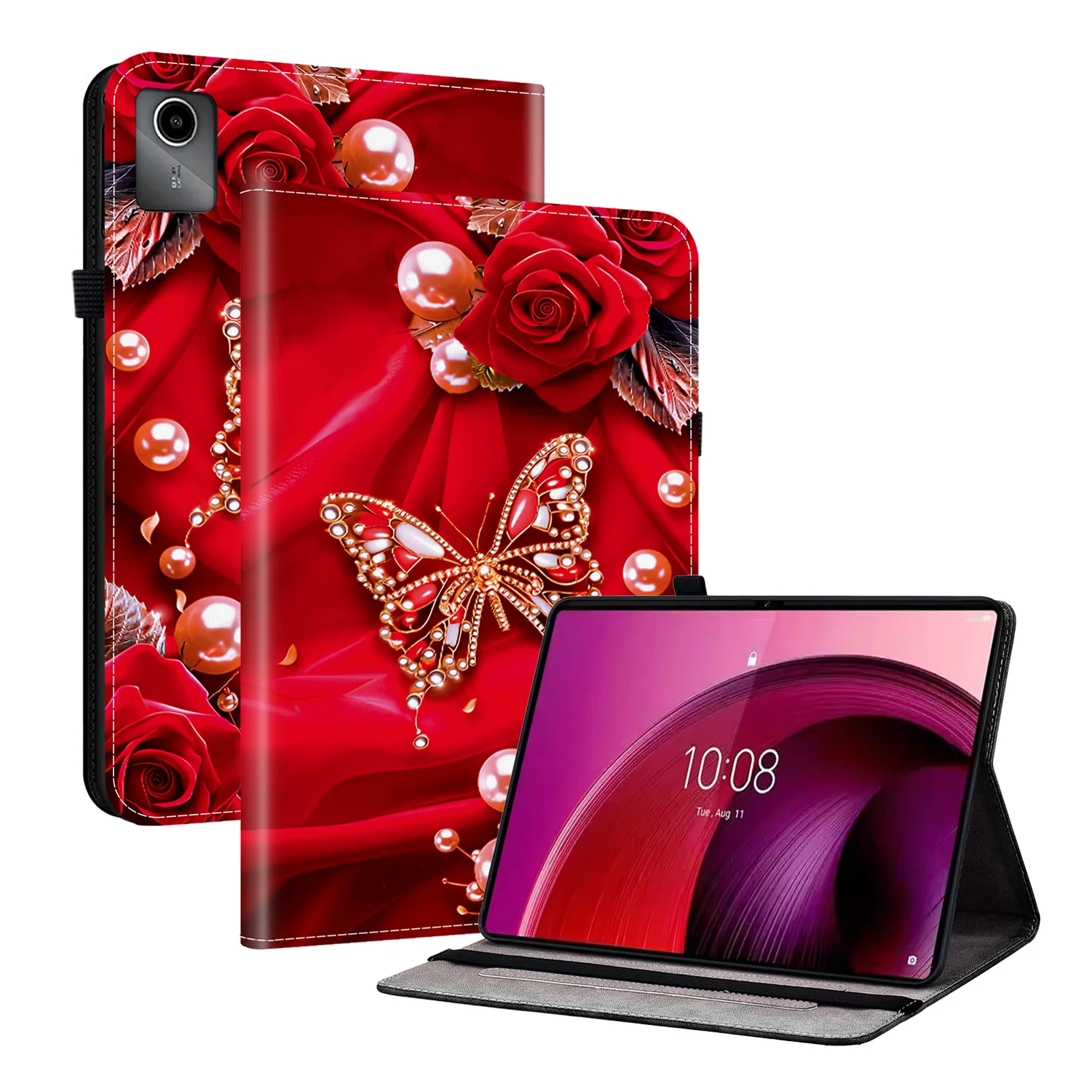 Premium Leather Tablet Cover - Universal Fit