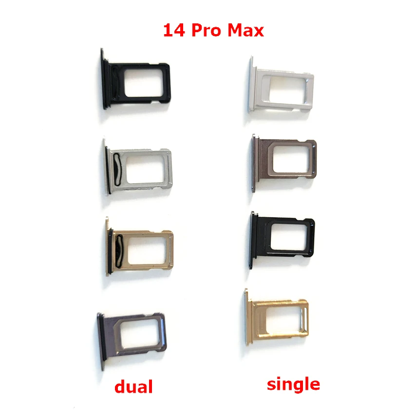 Per Iphone 14 Pro / 14 Pro Max Dual / Single Sim Card Vassoio Slot Holder Adattatore Presa Parti Di Riparazione