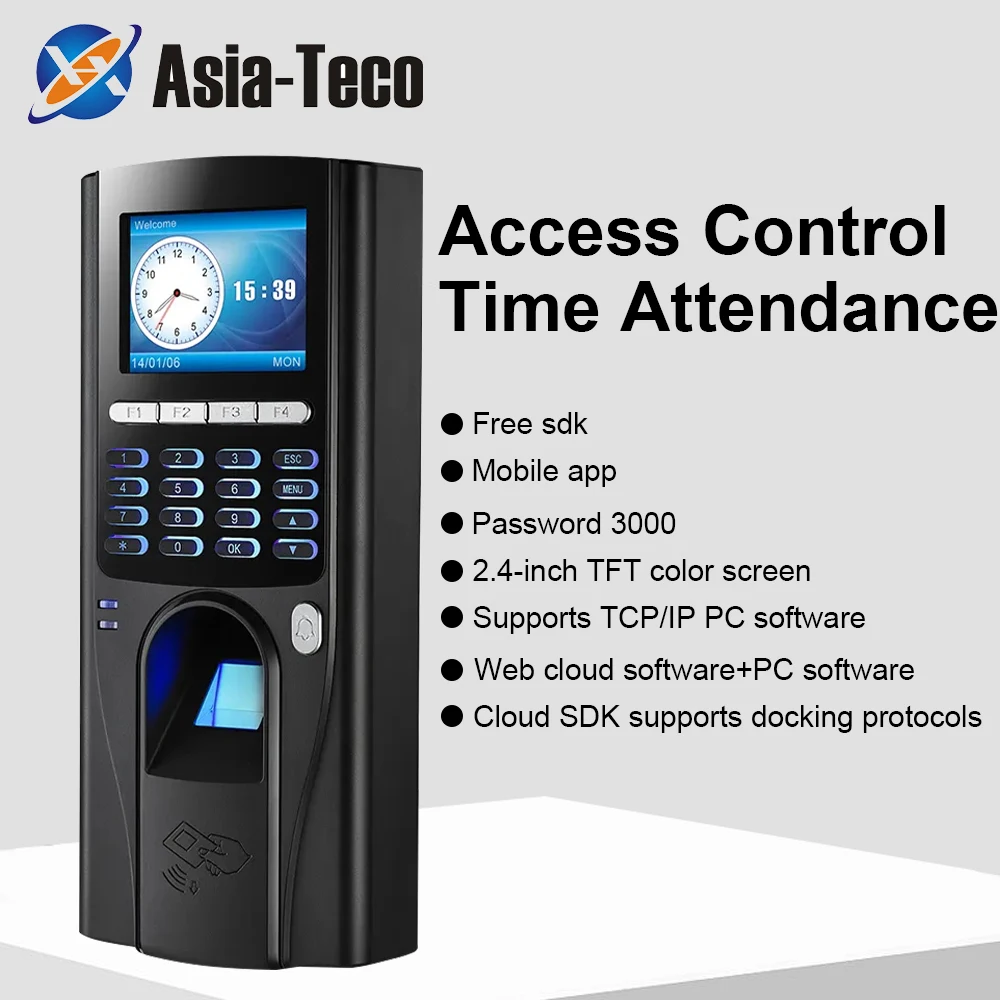 IP Attendance Biometric Fingerprint Time Attendance Free Software Cloud Web Based Sdk Clock Recorder Employee Recognition Device