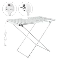 220V Electric Clothes Dryer Multifunctional Foldable Electric Constant Temperature Clothes Dryer Hanger Shoes Drying Rack 2