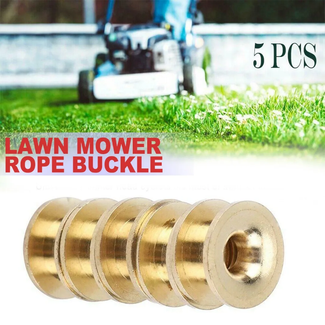 

5 Pcs High Quality Brass Durable Eyelets Universal Brush Cutter Grass Trimmer Head Eyelet Brushcutter Eyelet Garden Tool Parts