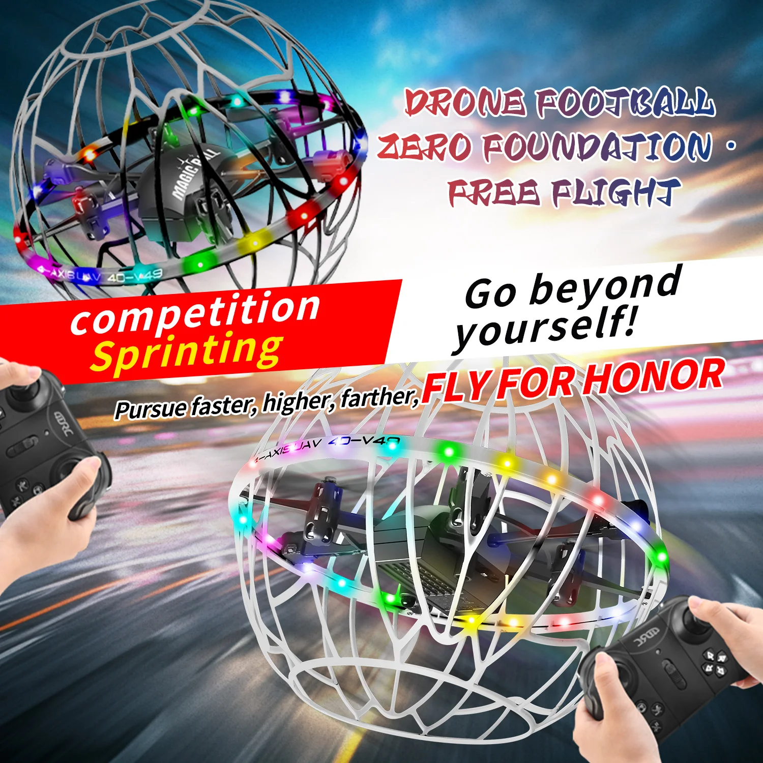 4DRC Drone for Soccer Competition WiFi Fpv Air Pressure Height