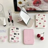 Portable Mini Makeup Pocket Mirror Adjustable Angle Desktop Small Folding Cosmetic Mirrors High Definition Women Vanity Tools 5