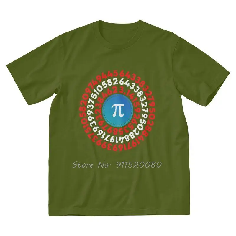 Pi Tag T Hemd Männer Baumwolle T-shirt Mathematik Symbol Mathematik Geometrie Physik Wissenschaft Tees Neuheit T-shirt Geschenk Streetwear Harajuku – Detail 5