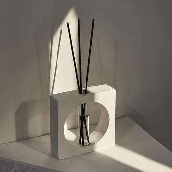 Geometric Aroma Diffuser Bottle Modern Room Decor Essential Oils Diffuser Bottle Empty Home Perfume Diffuser Sticks With Bottle 1