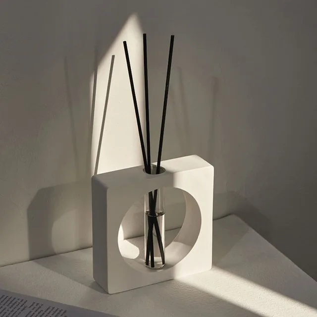 Geometric Aroma Diffuser Bottle Modern Room Decor Essential Oils Diffuser Bottle Empty Home Perfume Diffuser Sticks With Bottle 1