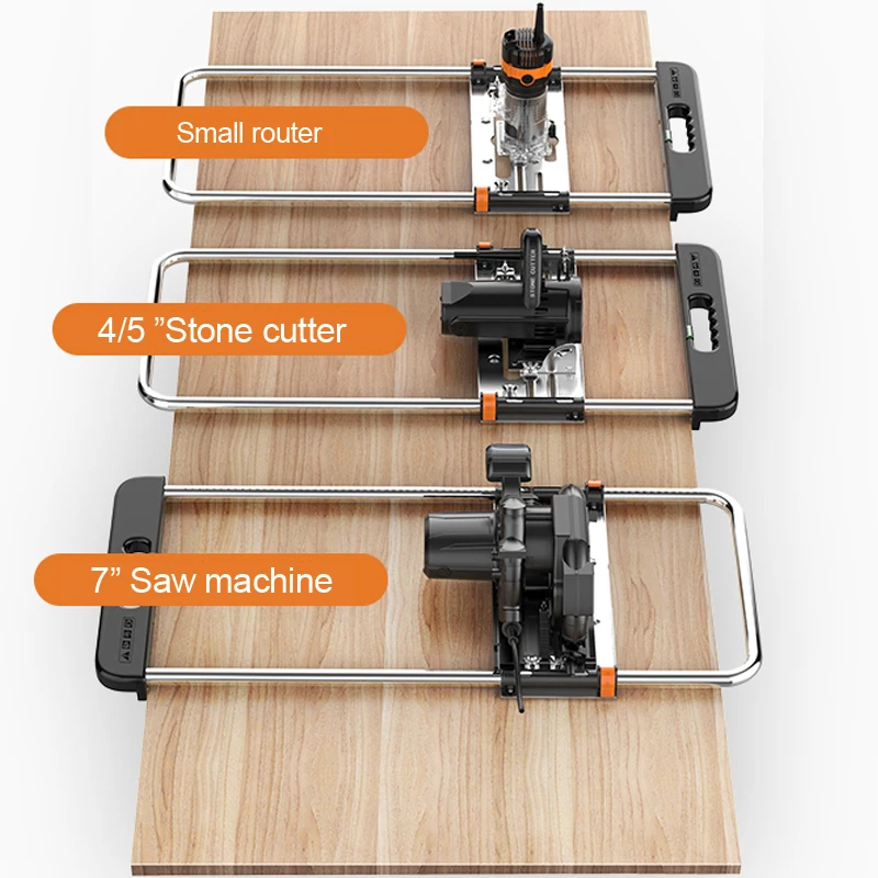 4/5/7 inch For Electricity Circular Saw Trimmer Machine Edge Guide Positioning Cutting board tool Router Circle Milling Groove trimmer base balance board woodworking edge cutter for electric trimmer machine power tools accessories