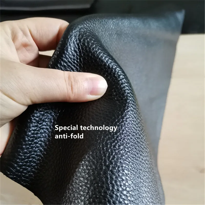 Ultra-Thin 0.3mm First Layer Sheepskin Leather Black To Make The