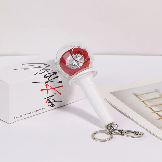 Kpop Mini Stray kids lightstick Mini Light stick key chain K-pop Lamp  keychain pendant