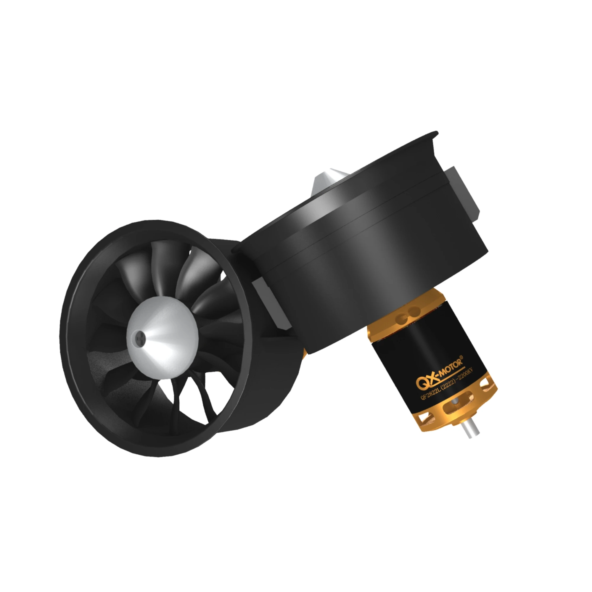 Ducted Fan System EDF for Jet Plane 30mm 50mm 55mm 64mm 70mm 90mm with brushless Motor 5