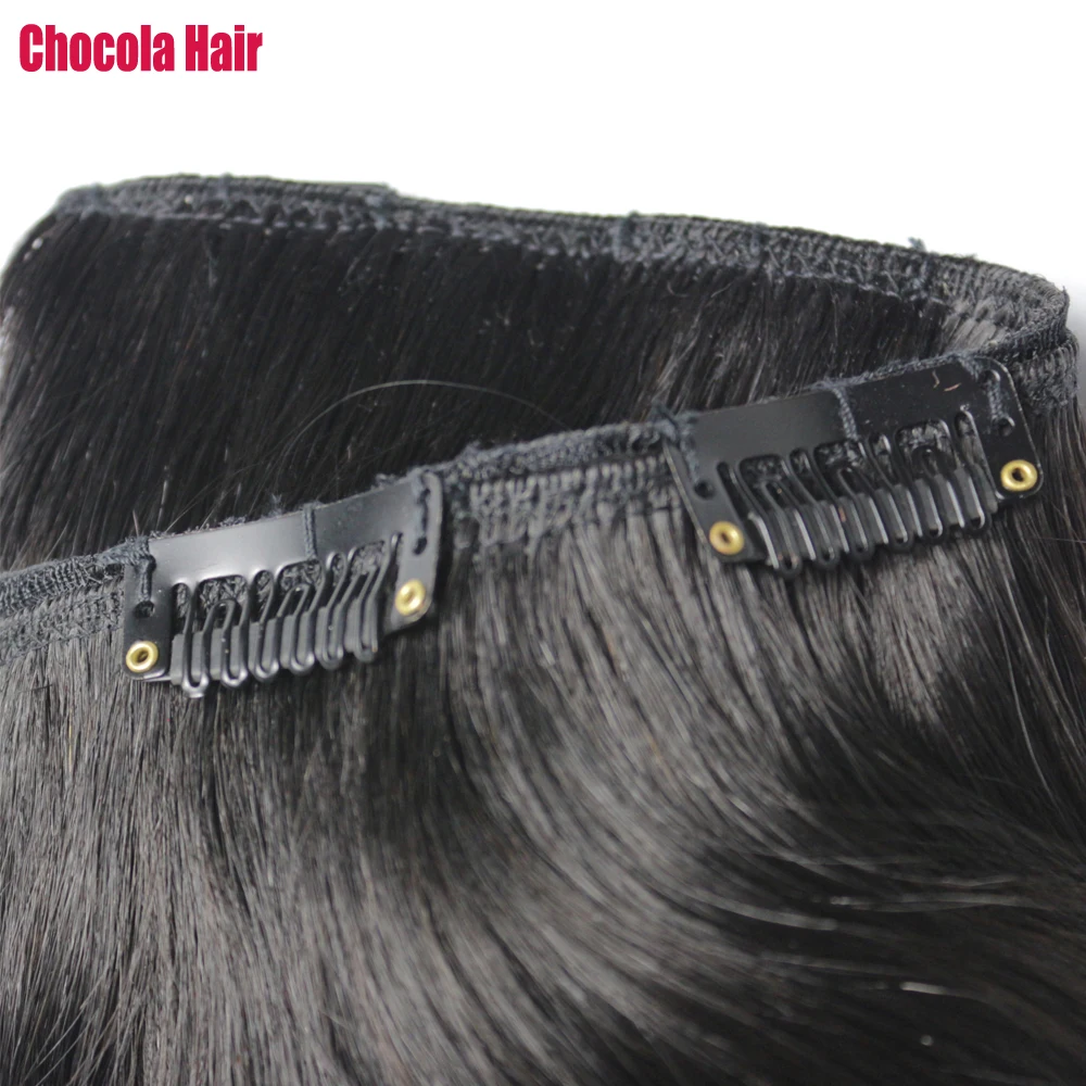 100% Brazilian Straight Real Human Hair Extensions 16"-24" Remy Hair 120g 4pcs Set