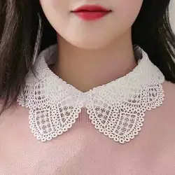 55 Styles Fake Collar For Shirt Detachable Collars Solid Shirt Lapel Blouse Top Men Women Black White Girls Clothes DropShipping