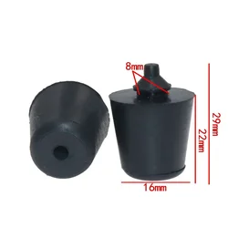 Car Door Rubber Cushion Pad - Shock - Absorbing Buffer Mat (10Pcs)