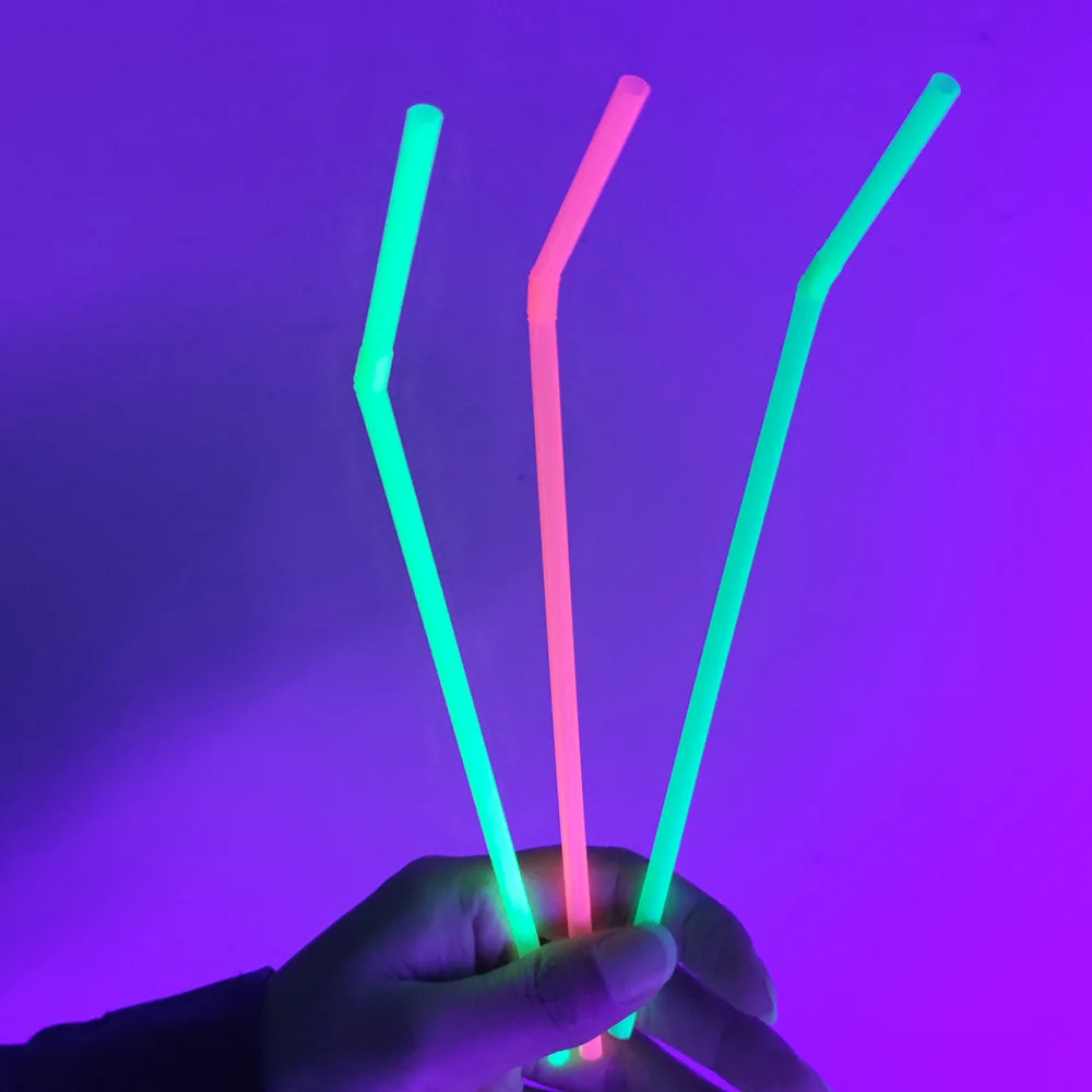 Glow Straws, Glow in the Dark Straws