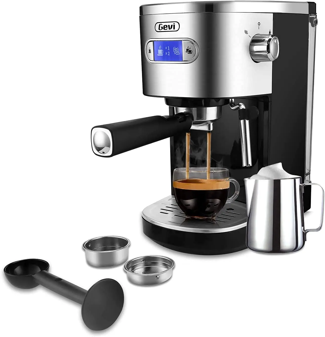 Gevi Electric Coffee Grinder, Adjustable Burr Mill with 35 Precise Grind  Settings, Black, New 