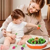 Baby Montessori Toys For Toddler Toys Educational Colorful Shape Toy Pull Carrot Set Counting Discouvery Toys For Kids Learning 3
