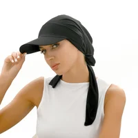 Turban Hat Scarf Cap Baseball Cap Headscarf Sun Hats Outdoor Classic Brim Women Soft Sunshade Fashion 3