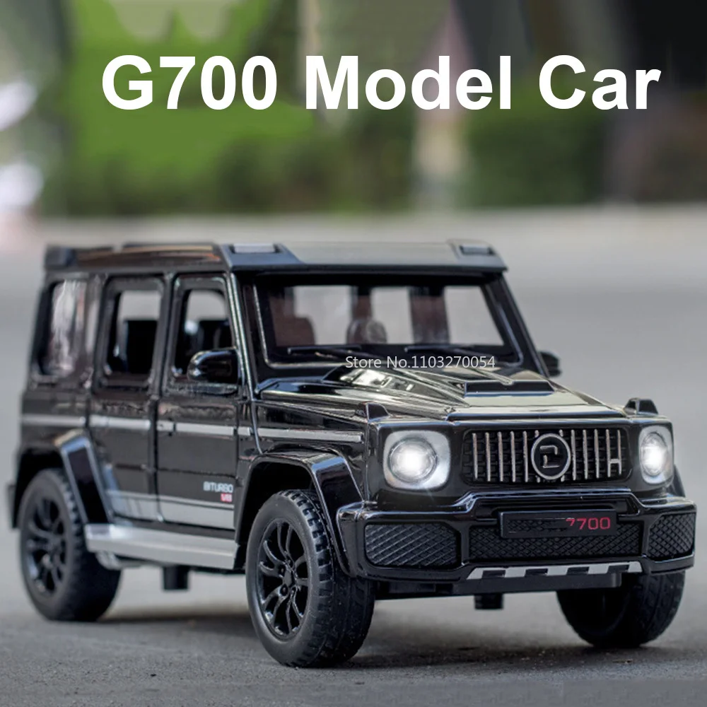 

1/32 G700 Alloy Toys Car Model Simulation Diecasts Metal Simulation Sound And Light Off-Road Vehicles Collection Childrens Gifts