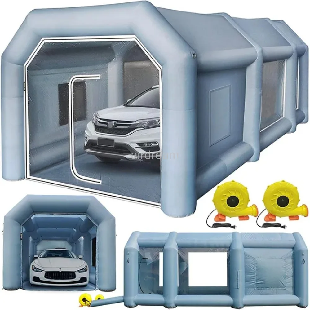 Professional Car Workstation Inflatable Paint Booth Inflatable Spray Booth Portable Auto Paint Booth for Car Parts Painting