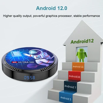 Max Smart TV Box Android 12 3