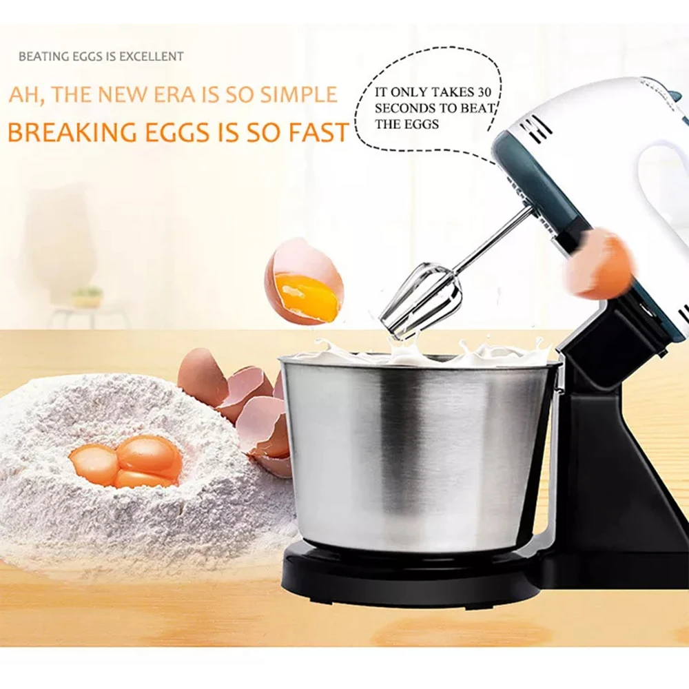 1pc Electric Hand Mixer, 7-Speed Hand-Held Egg Beater Whisk