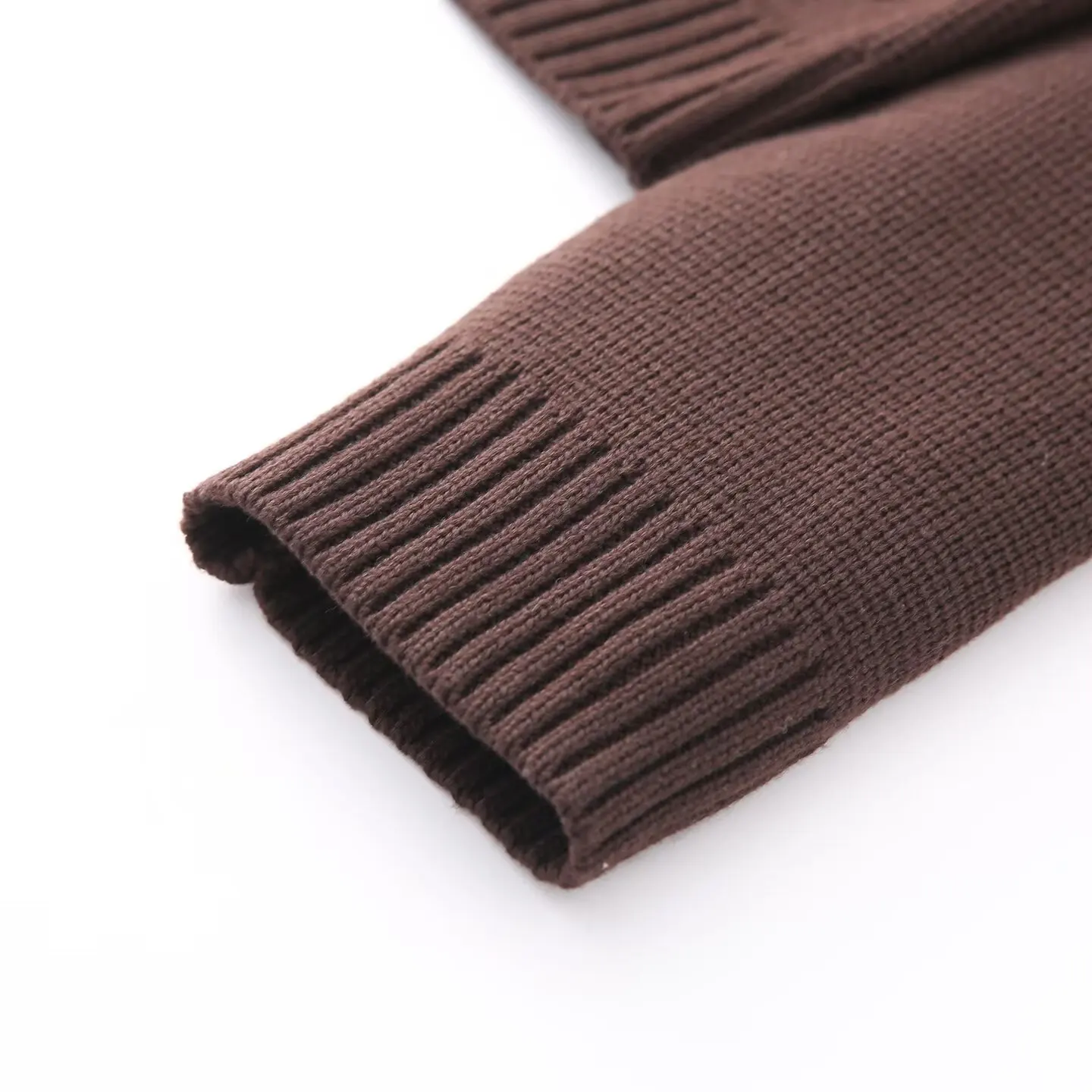 Women Coffee Commuting Knitted Jacket Lapel Double Breasted Pocket For Decoration Short Jacket Lady Retro Casual Knitted Outwear